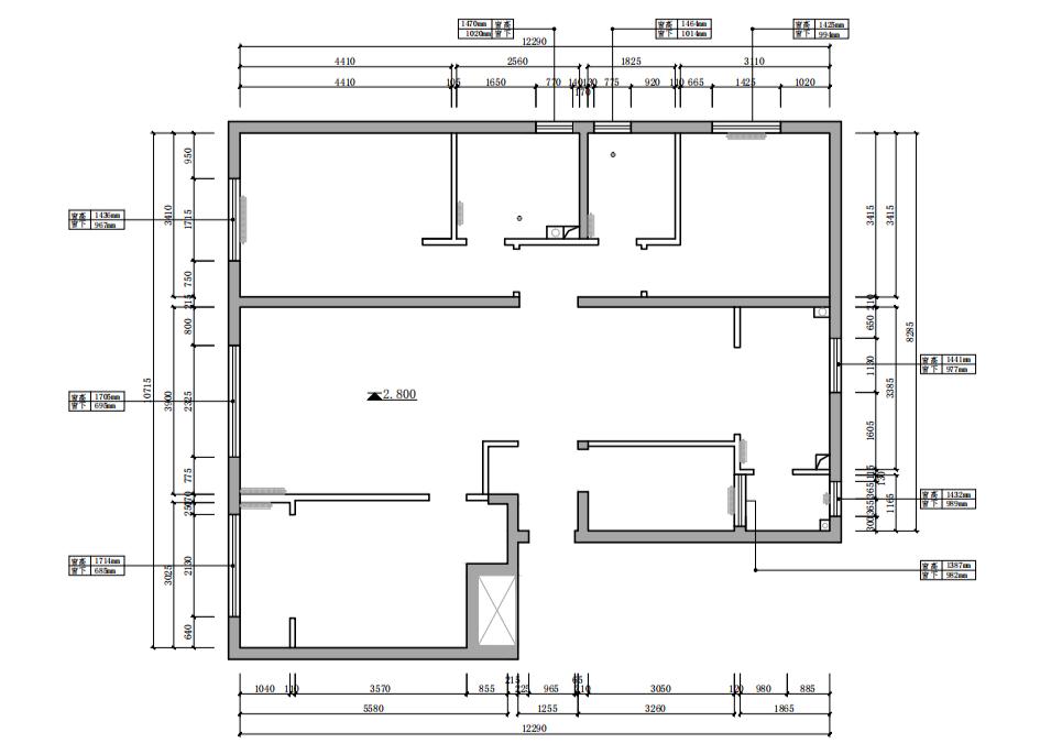 北京装修90平三室,北京90平方房屋装修设计现代简约
