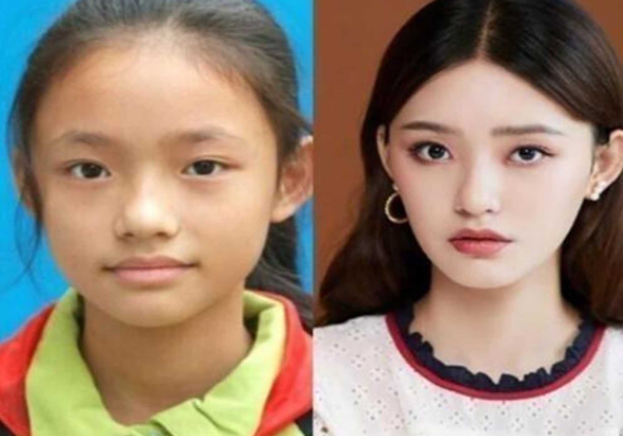 女大十八变真实长相,女大十八变孩子五官几岁定型