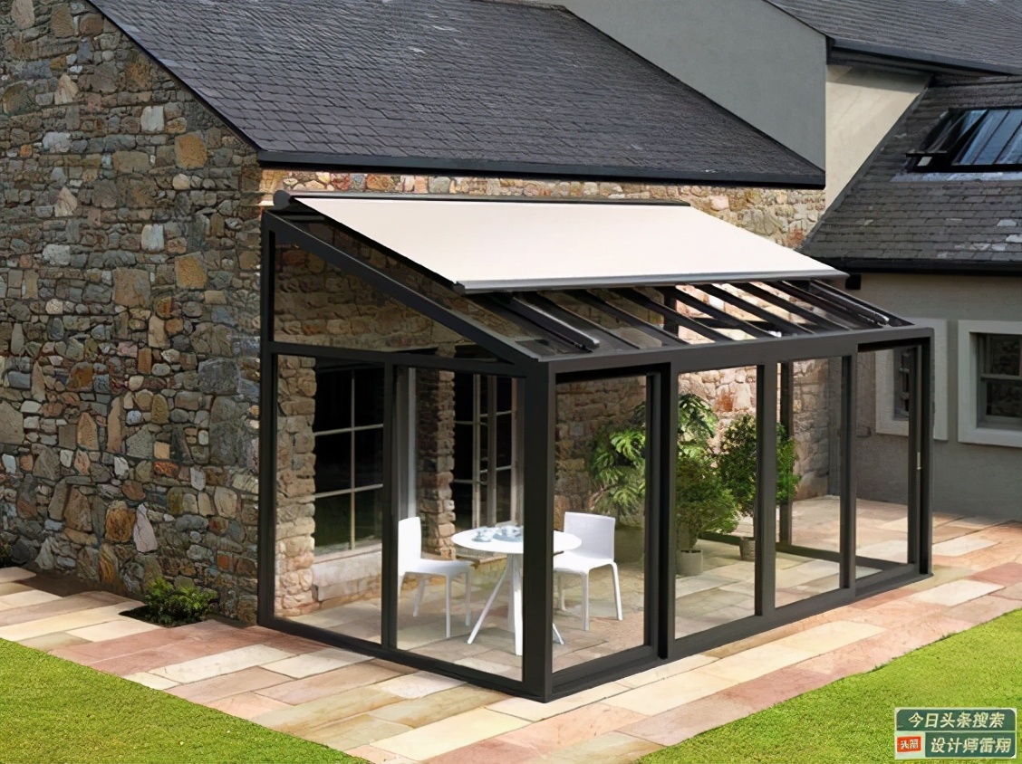 别墅庭院阳光房2023最新款设计,庭院阳光房设计
