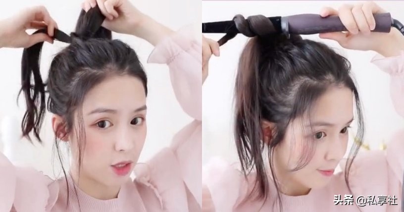 细软发高马尾辫子扎法,怎么绑出慵懒高马尾直发