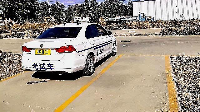 倒库失误,倒库让教练无语