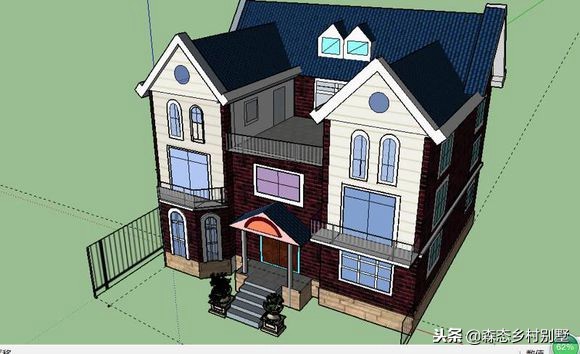 北方农村建房全过程,三层占地150平米,花了50万