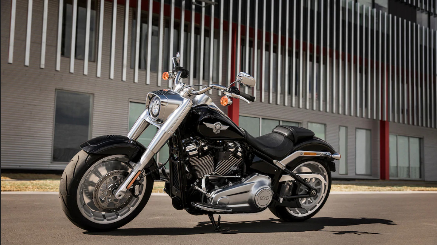 哈雷fatboy高清图片,哈雷fatboy