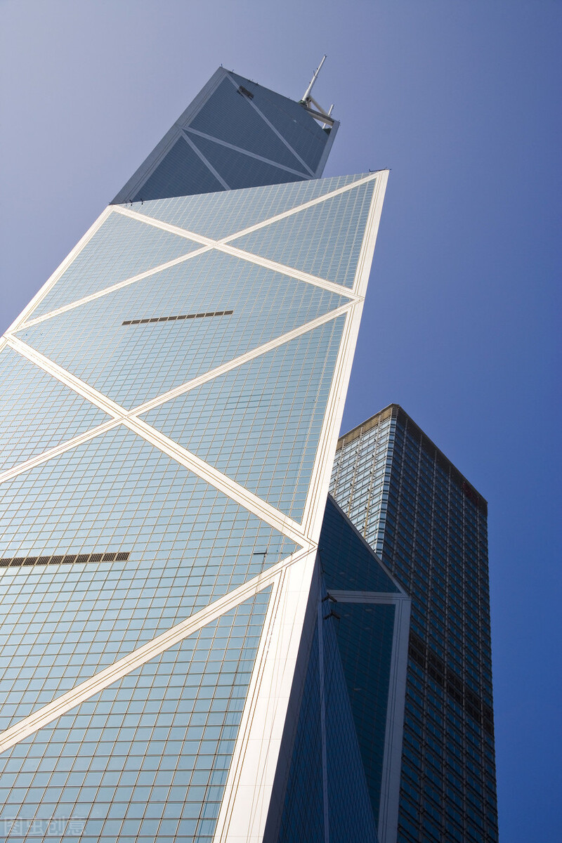 香港地标建筑中银大厦,香港中银大厦灵感设计