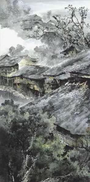 曾刚国画山水技法4,曾刚雪景国画山水画图片
