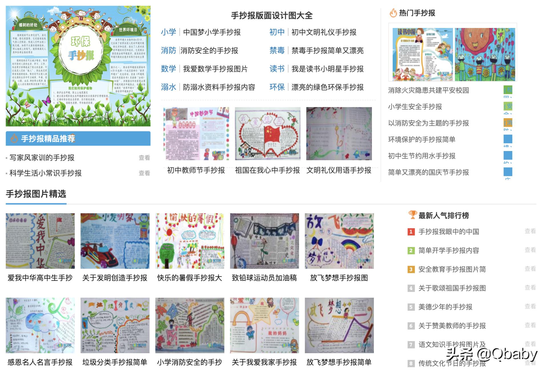 手抄报绘画必备小技能图,手抄报的绘画技巧