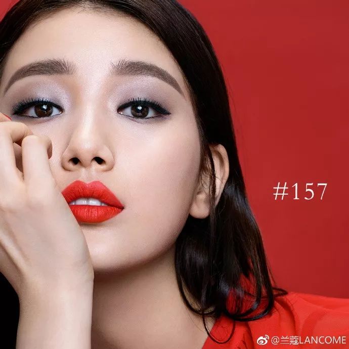 兰蔻明星大红瓶,明星同款兰蔻口红
