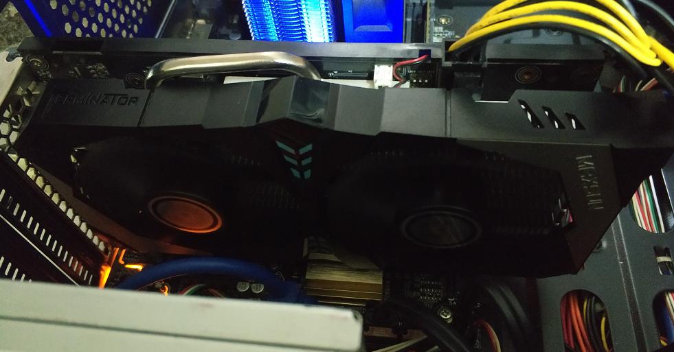 铭瑄1050显卡风扇加油正确方法,铭瑄1050ti显卡供电怎么插