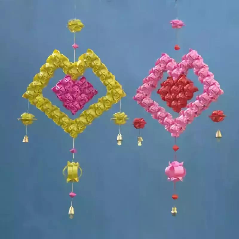 90年代折风铃详细教程,80后的风铃怎么折