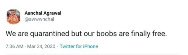 英国女性隔离期放飞自我内衣专家警告：不穿文胸容易变形！