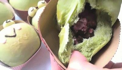 这是什么面包，可爱到要挤出屏幕了