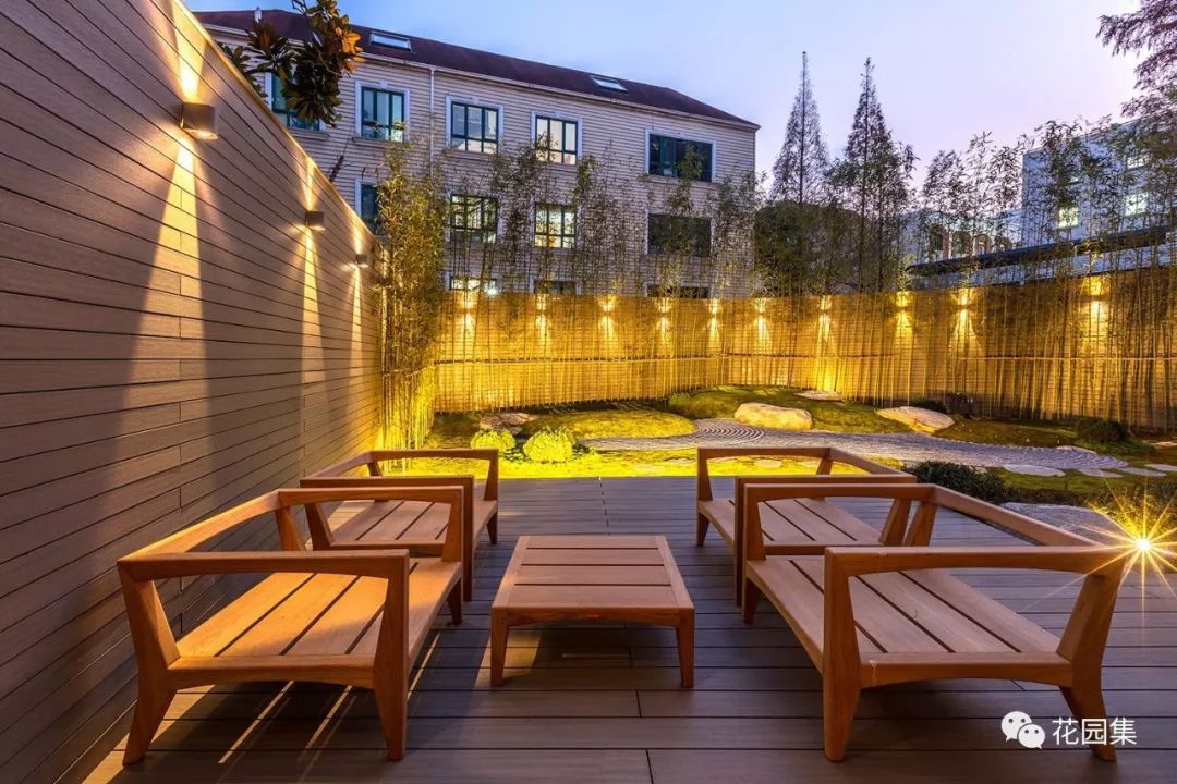 园林式办公区效果图,办公区花园景观设计