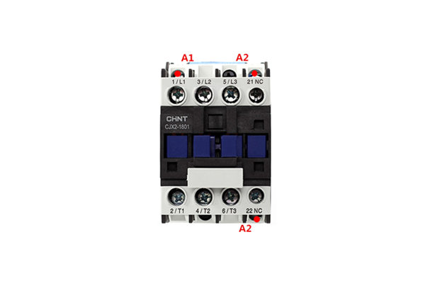 两路电源接触器自动切换电路图,一个接触器五个继电器转换电路图