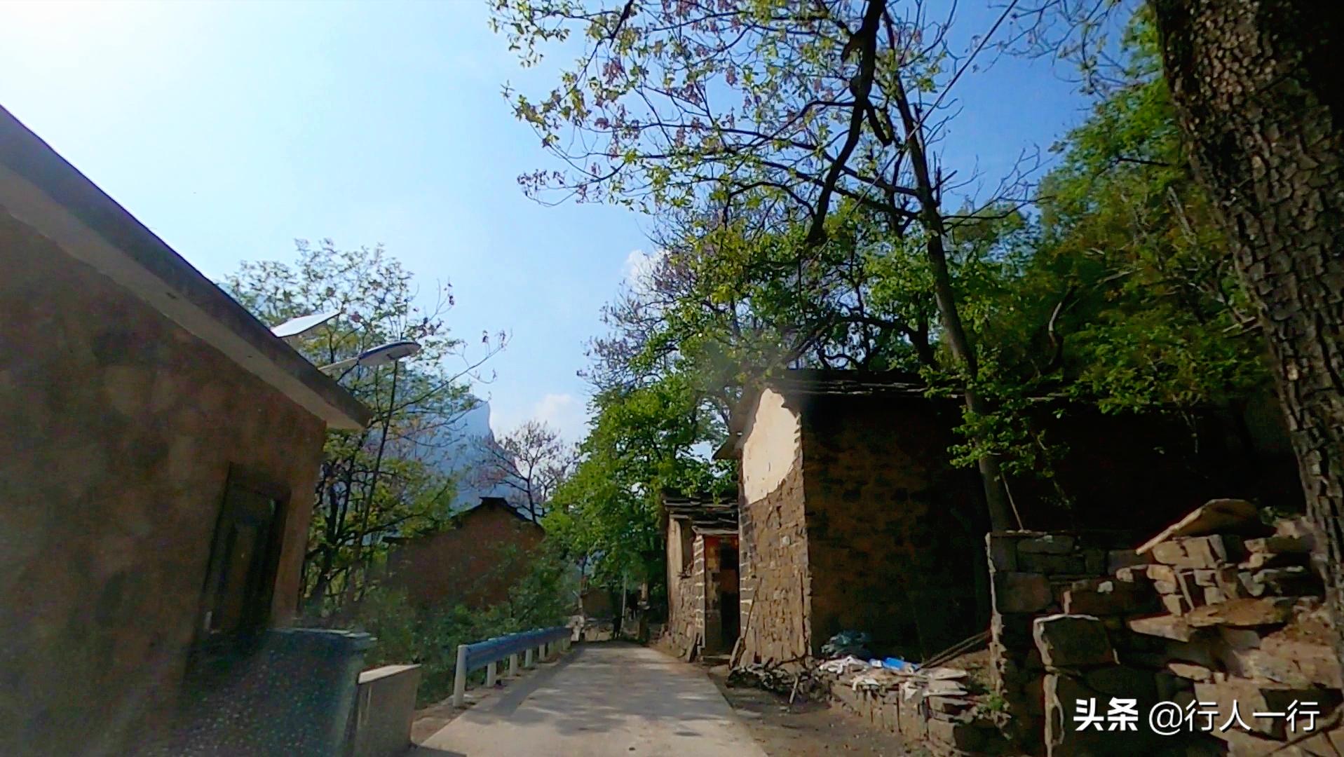 河南太行山悬崖古村,林州太行绝美古村落