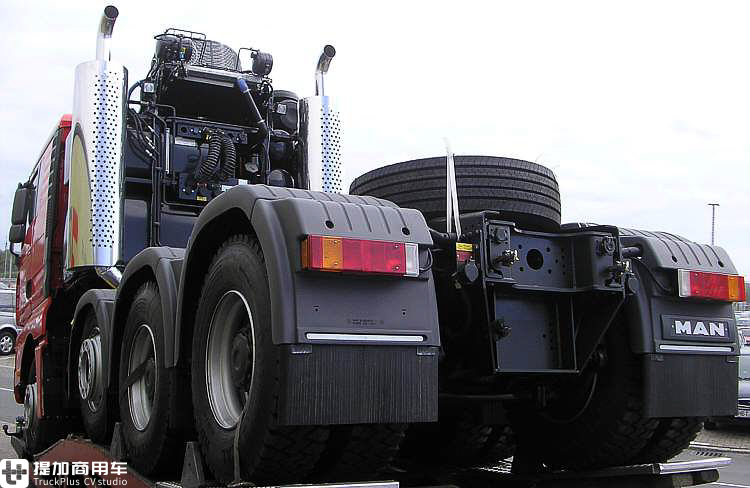 德国曼660马力牵引车lng,德国曼牵引车660马力试驾