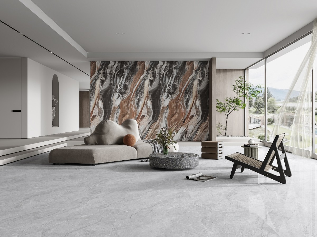 超时尚潮流的大理石瓷砖,新型精致玉晶石瓷砖