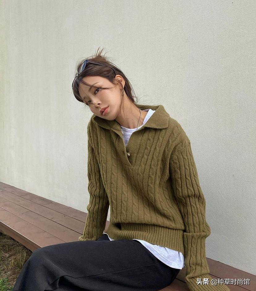 秋针织西装裤,针织衫西装裤什么场合穿