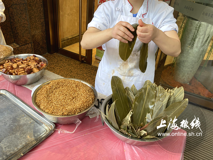 上海粽子第一肉粽,上海本地人吃的老字号粽子