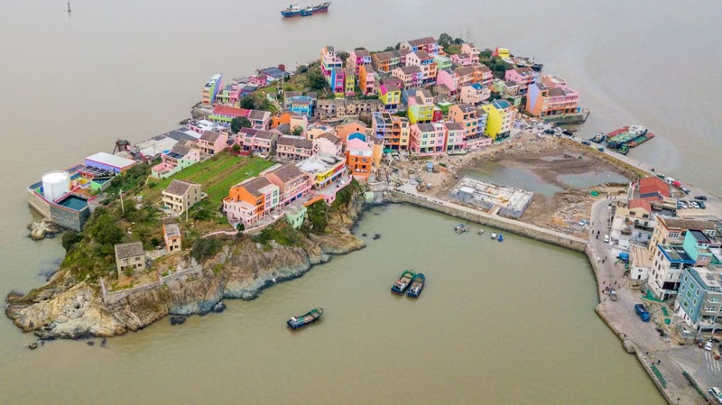 网红彩虹村怎么拍好看,网红彩虹村江门