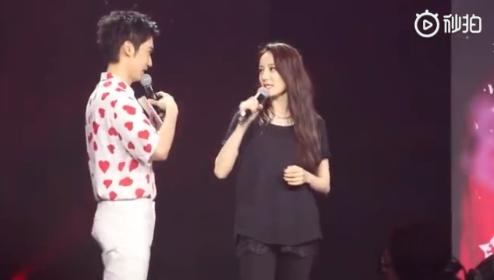 迪丽热巴在台上的霸气现场,迪丽热巴在片场撕头发