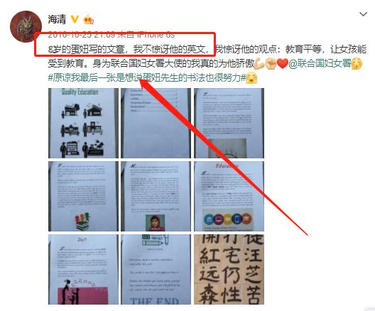 海清儿子丹尼尔的铅笔画,蛋妞海清儿子铅笔画