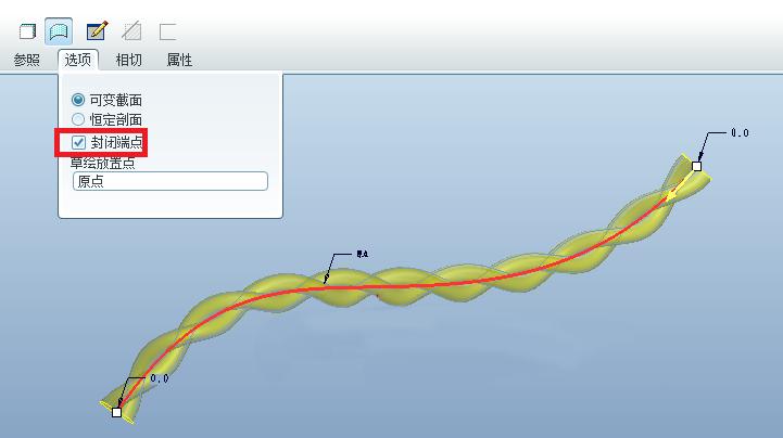 proe怎么画出一个相交的线,proe如何绘制双绞线