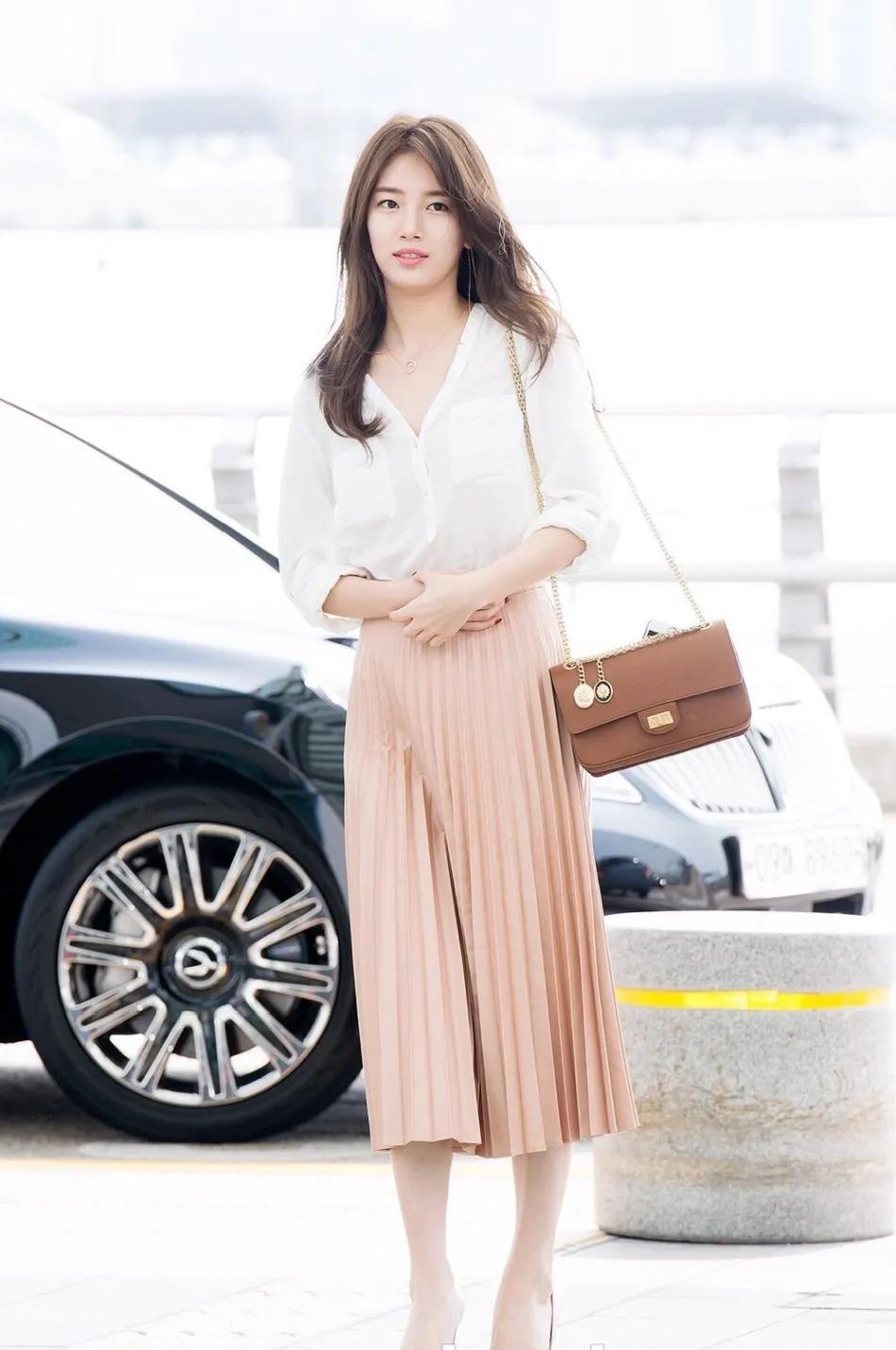 秋天了第一条裙子图片,秋天第一条仙女裙