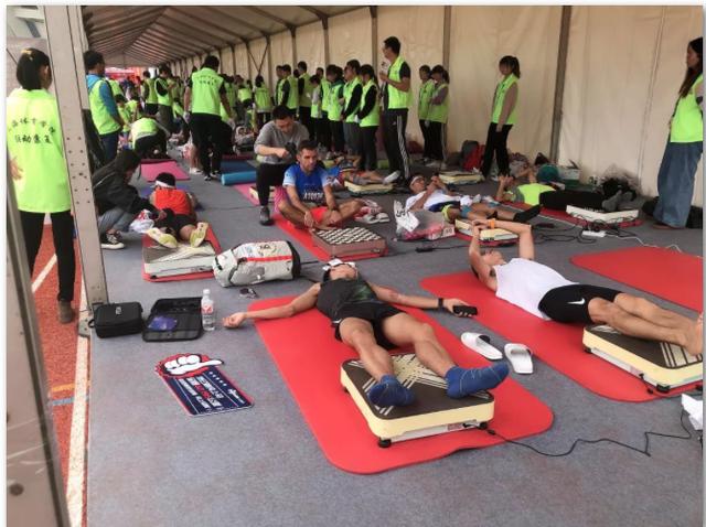 bgreen助力2019上海国际马拉松，律动机助运动健儿快速放松、恢复