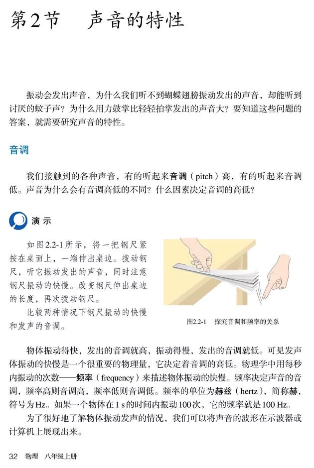 人教版八年级上册物理书暑假预习,初二上册物理预习合集