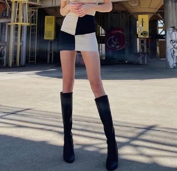 宣美拉长腿,宣美的腿真的那么长么