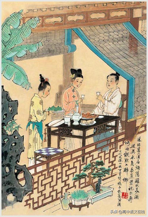 100张风俗图，100首诗词，太美了