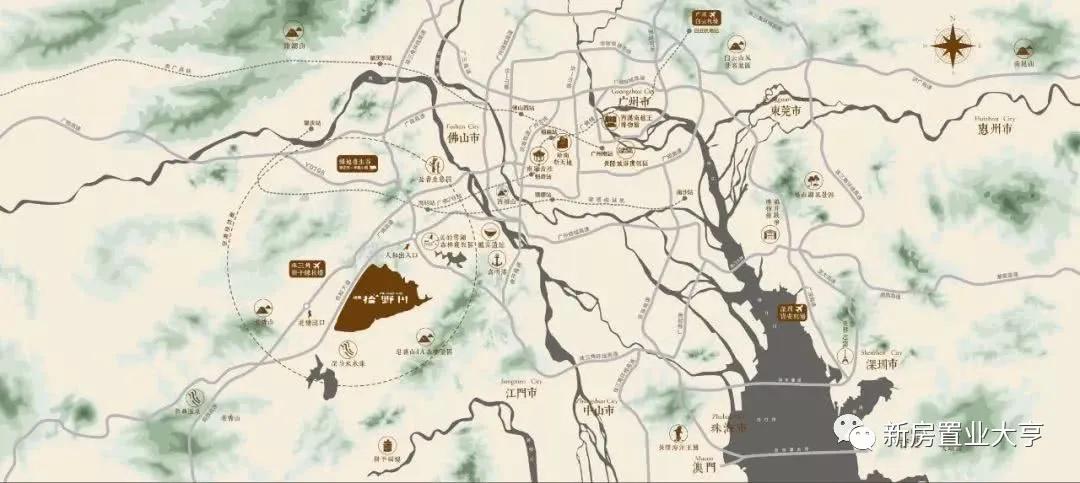 佛山高明绿地拾野川漫野日式别墅,佛山绿地拾野川星河度假民宿