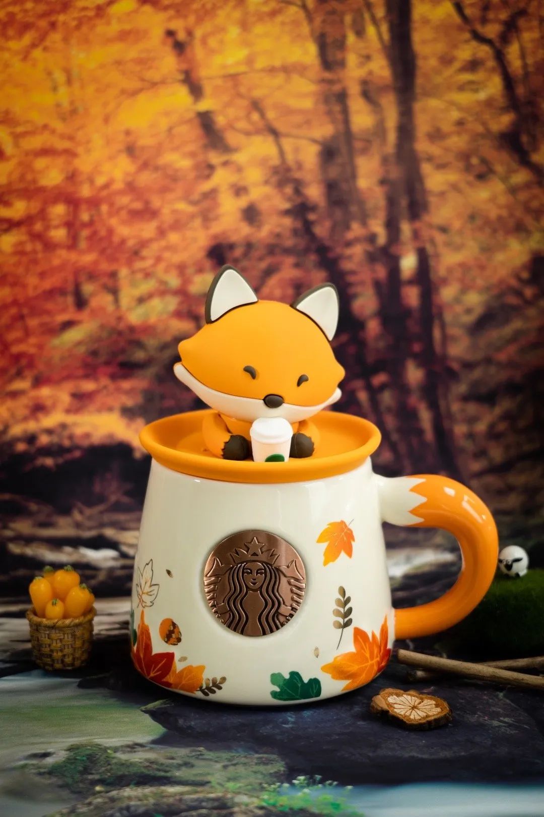 星巴克杯子2020圣诞双杯礼盒,星巴克2023中秋杯子