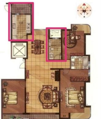 厨房在西北卫生间在正东怎么办,卫生间在西北跟正北