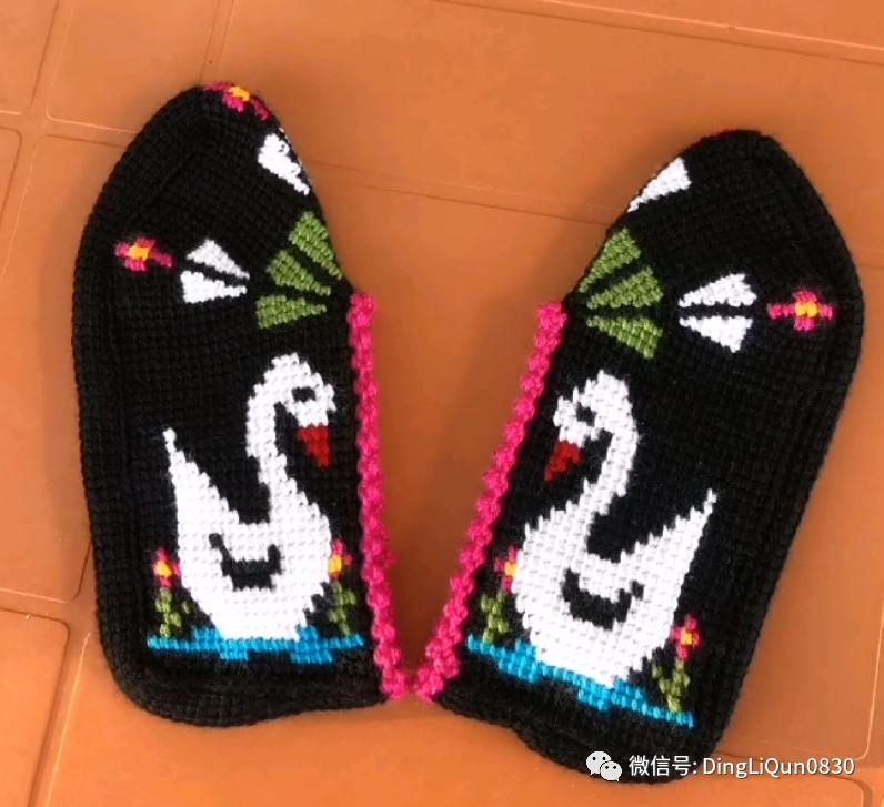 波西米亚风手工编织鞋子,针织作品50款