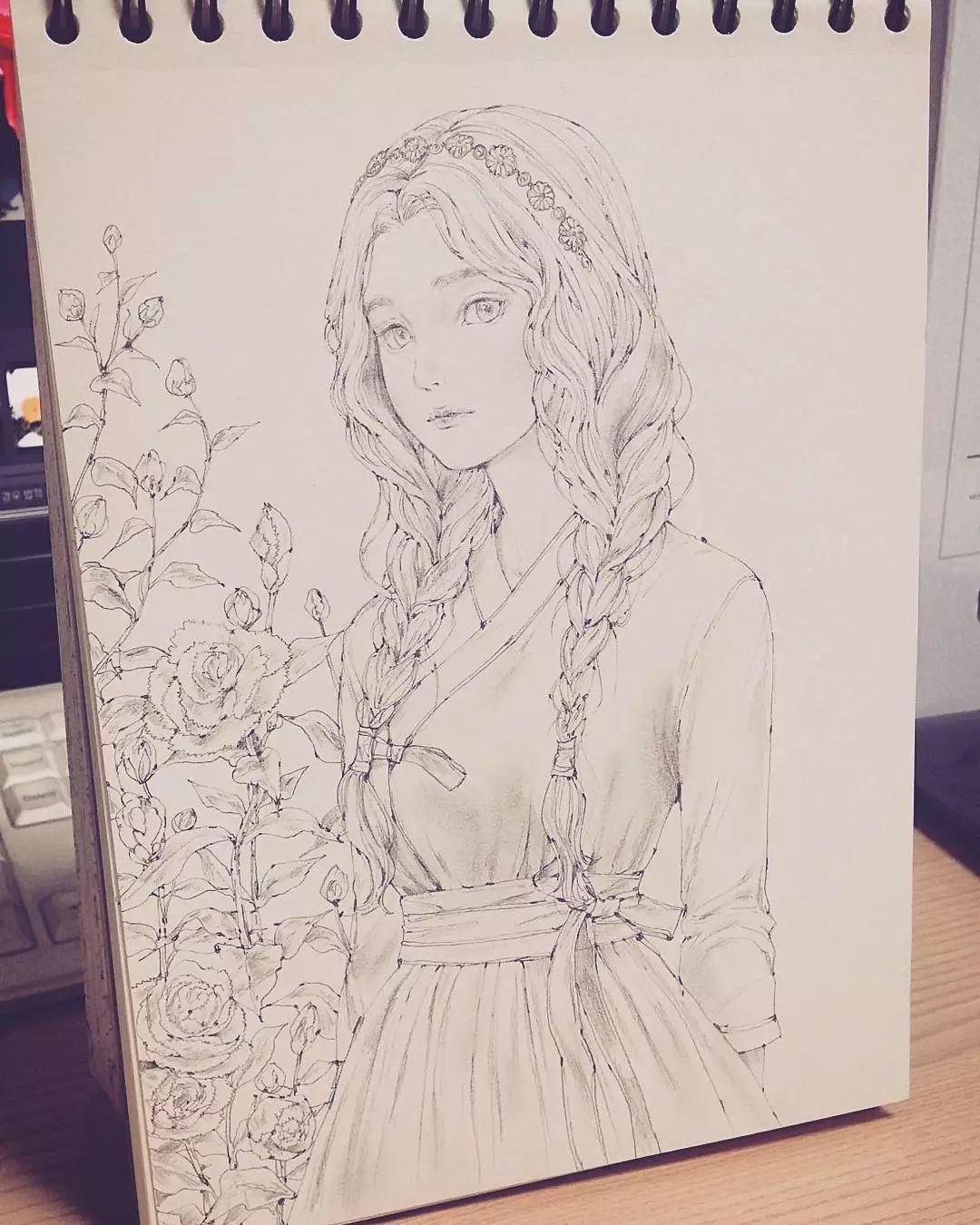 画风堪比宫崎骏,写实韩系画风画师