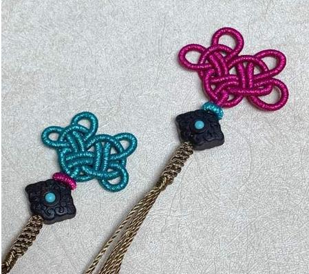 文玩玉线怎么打结,搭配文玩最好看的线