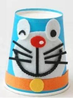 大型纸杯手工作品,小小纸杯手工作品