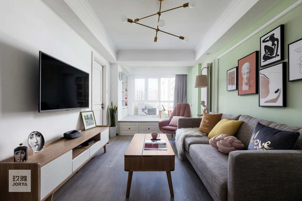 门厅改多功能房间,鞋柜旁开放式厨房怎么设计