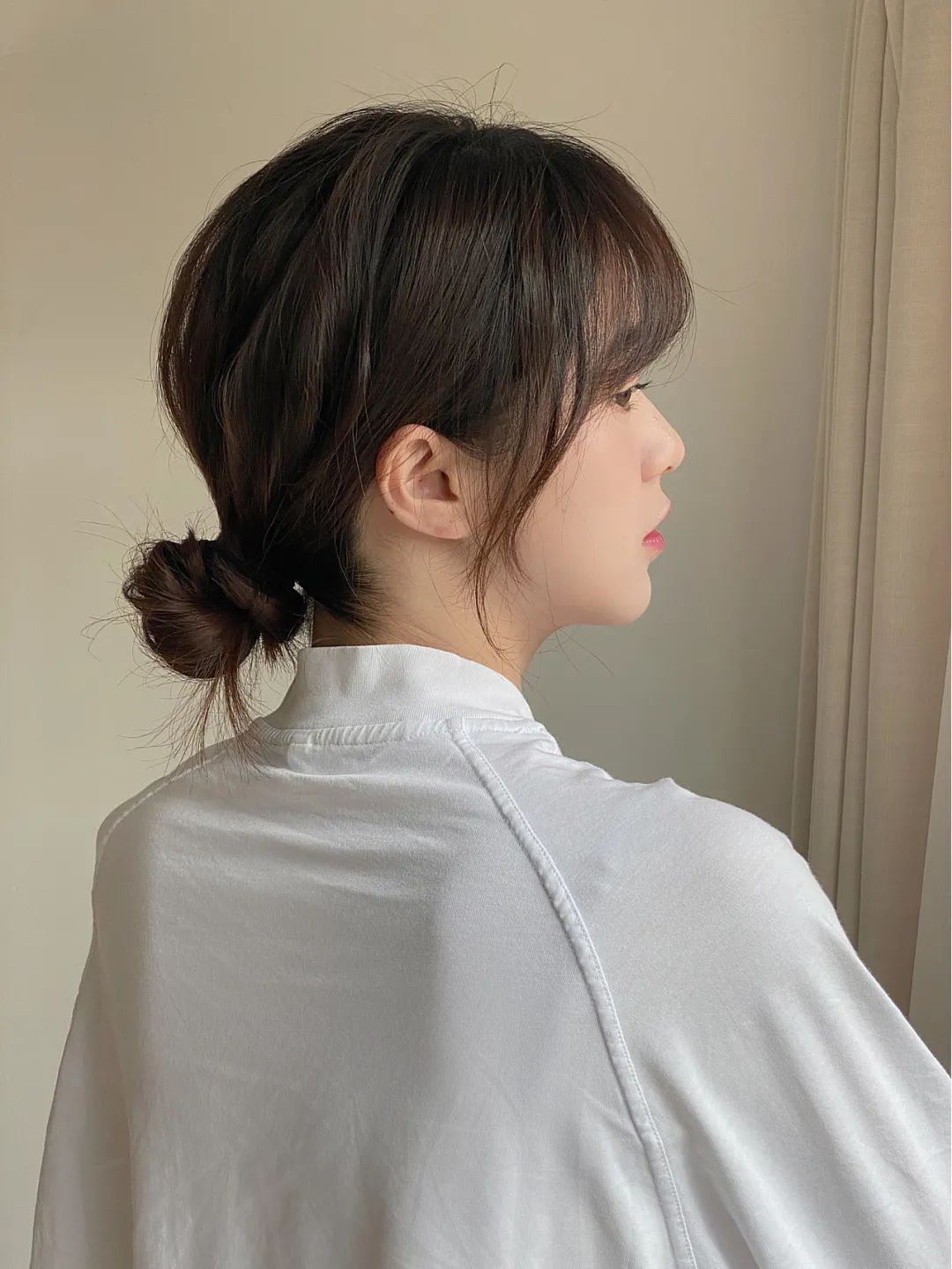 披着扎起来都好看的小个子发型,小个子发型150显高显气质广州