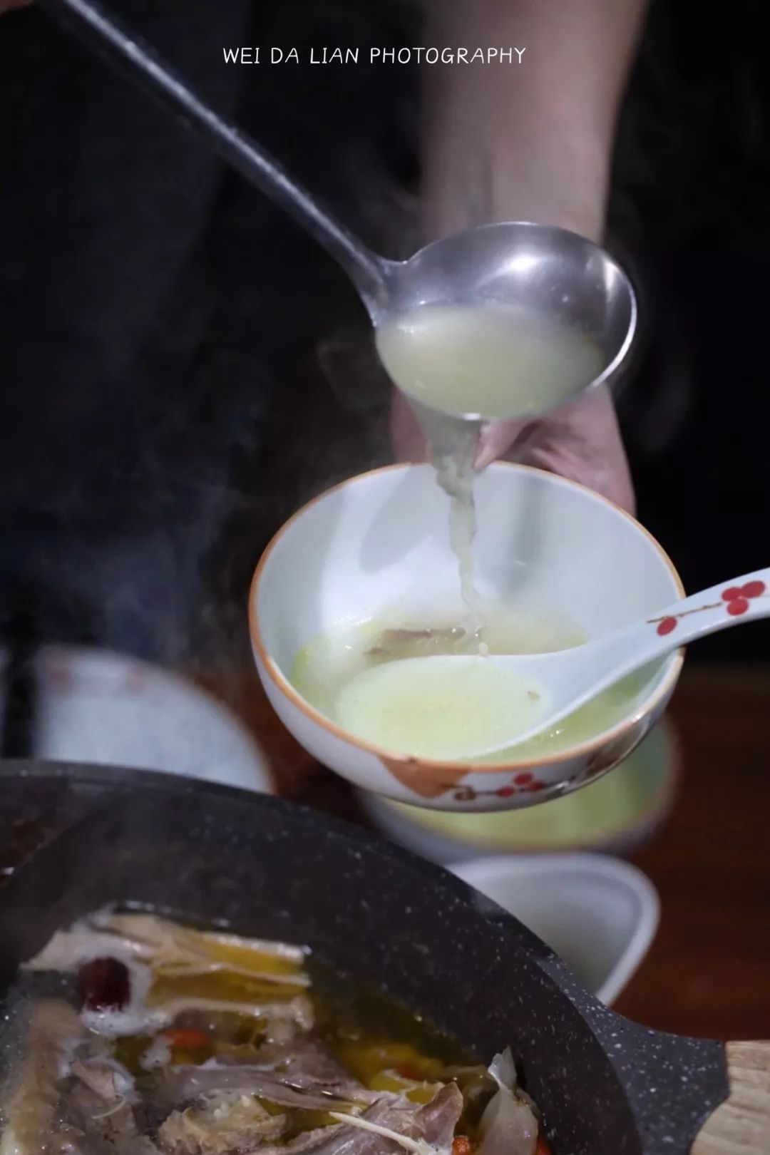 云南家常清汤火锅,云南美食汤锅火锅