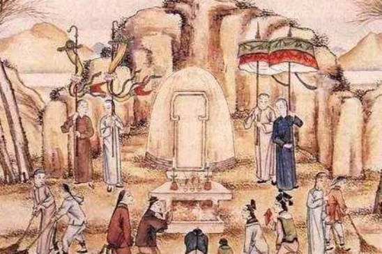 中国农村墓碑,墓碑上故显考与故祖考的区别