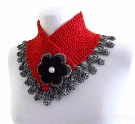 各种漂亮的花样围巾,分享几款漂亮的围巾