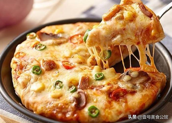 分享居家披萨饼的简单做法，鲜香拉丝，营养好吃，老少皆宜的美食