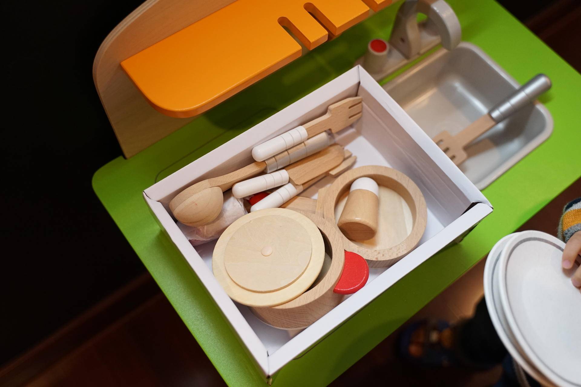 大厨从娃娃抓起Hape小厨房·切切乐开箱测评