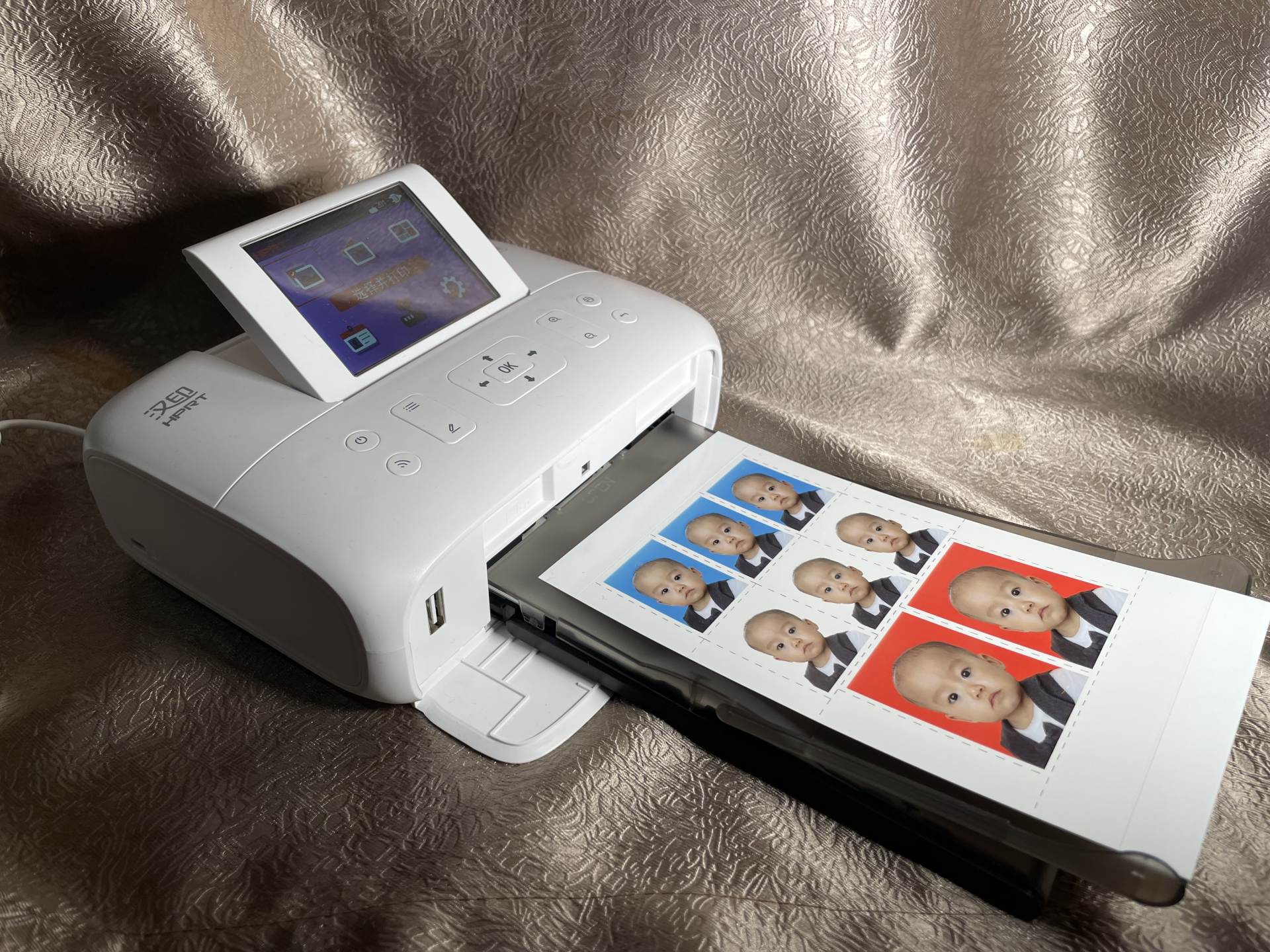 cp900照片打印机怎么打印证件照,四色打印机打印照片证件照