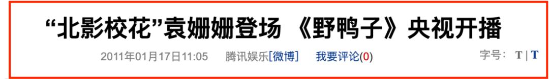 袁姗姗浮沉史,小三上位电视剧袁姗姗