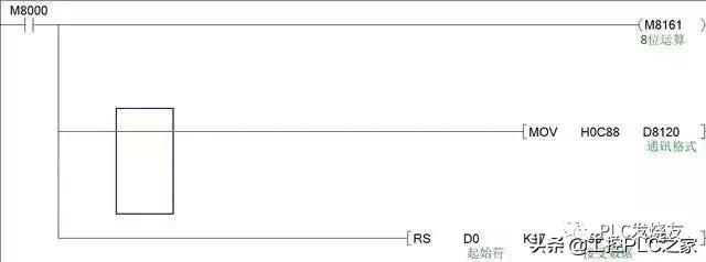 三菱变频器rs485接线图,三菱rs485与变频器通讯程序