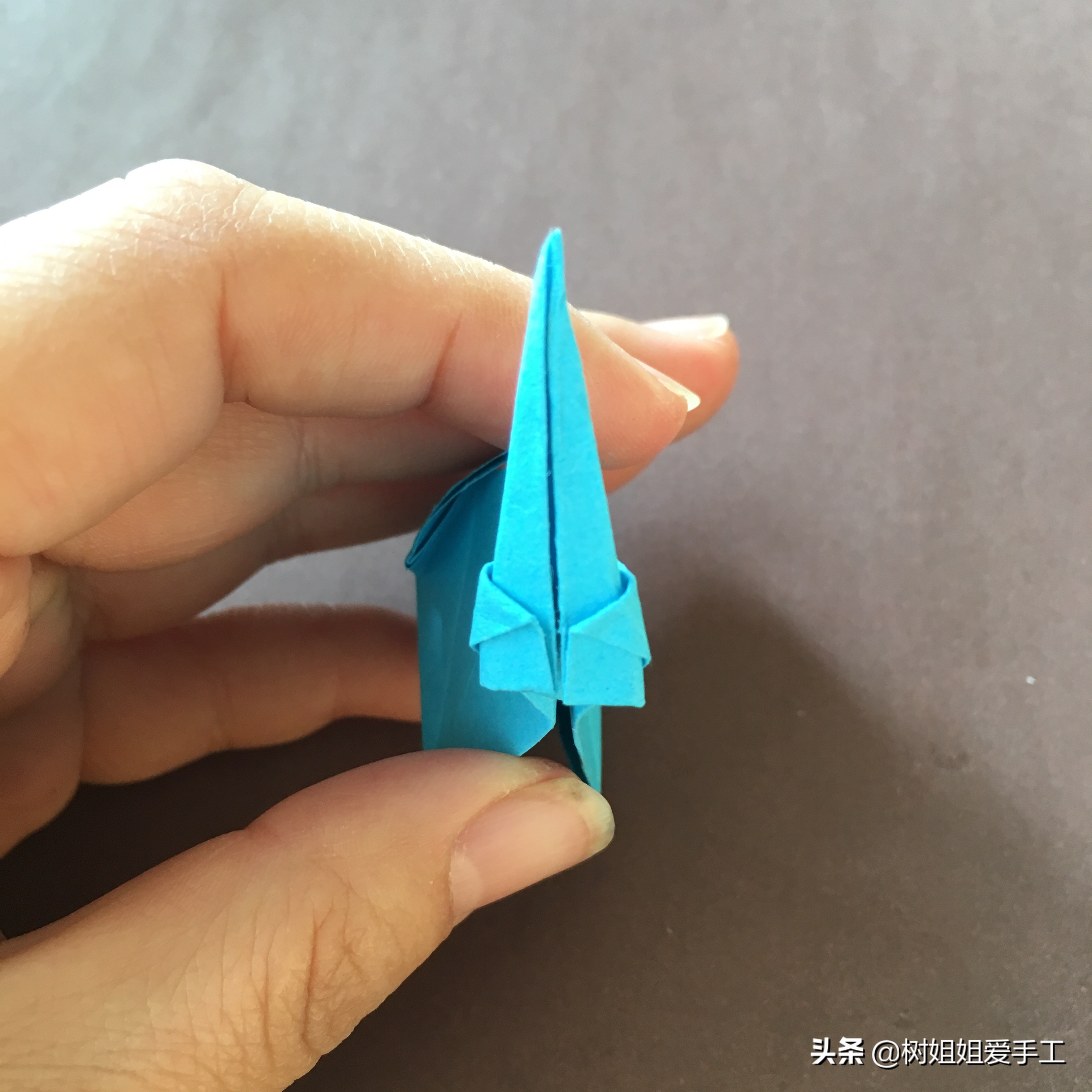 折小老鼠手工,纸做立体小老鼠