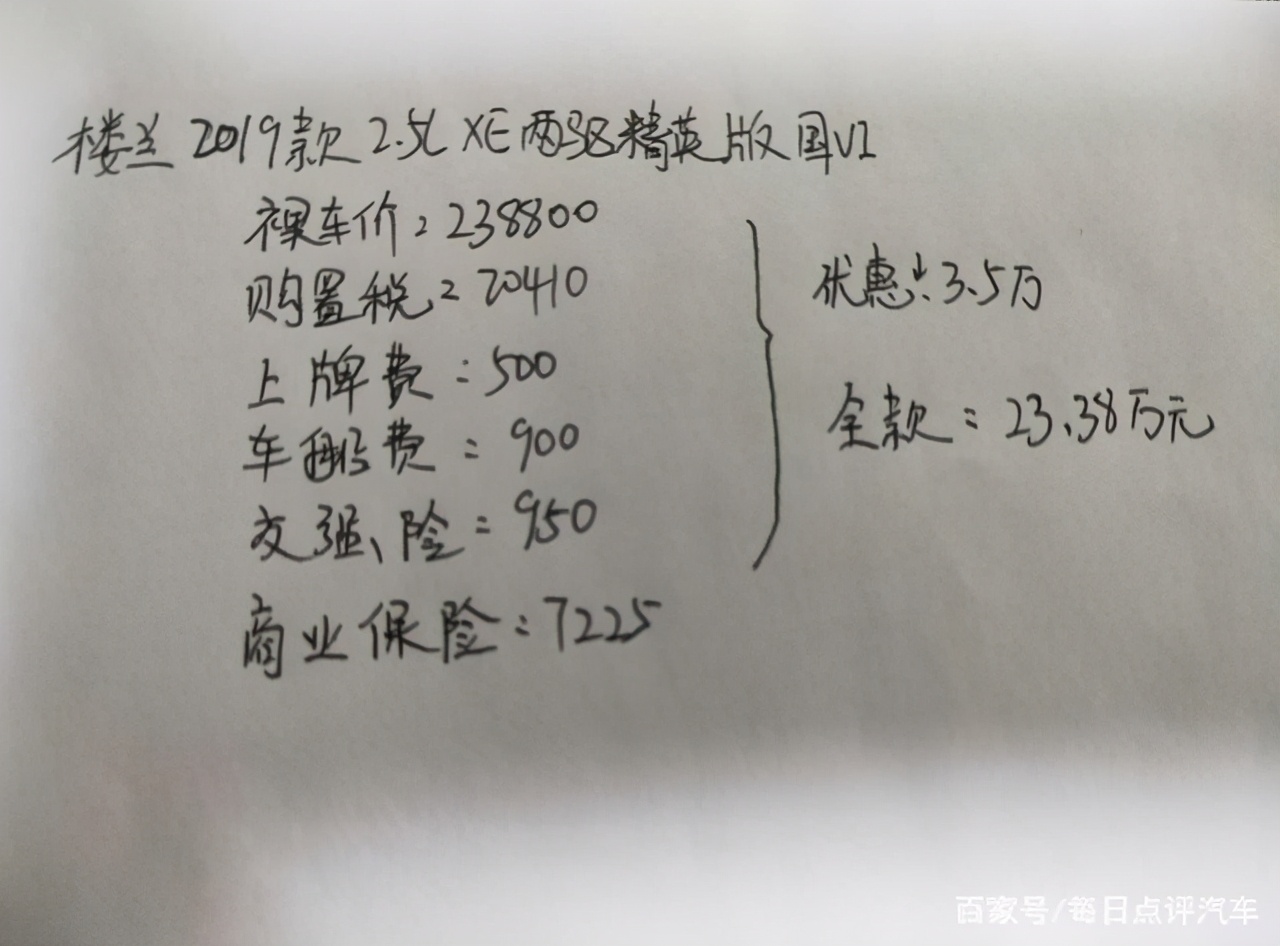 日产楼兰值得买吗车主说了大实话,2021款日产楼兰购车预算